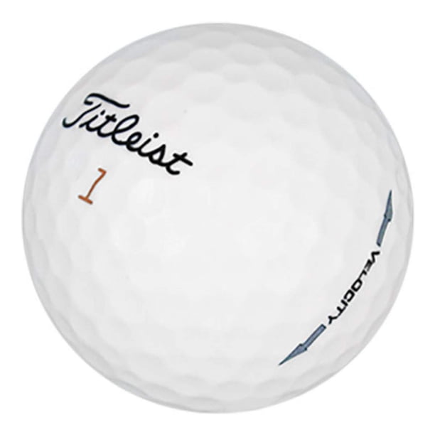 Pelotas de Golf Recicladas Titleist Velocity AAAA Paquete de 12