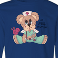 thumbnail image 4 of Inktastic CNA an Angel in Scrubs Teddy Bear Long Sleeve Youth T-Shirt, 4 of 5