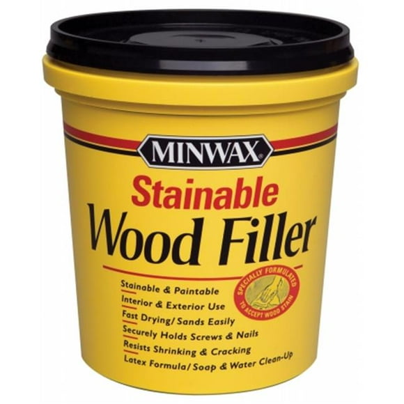 Minwax 42853000 Stainable Wood Filler, 16-Ounce
