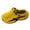 Yellow, variant on Clogs for Men Cushioned Thick Sole Hollow out Closed Toe Athletic Sandals Non Slip Waterproof Summer Beach Garden Shoes Slippers Dark Gray Size 9.5
