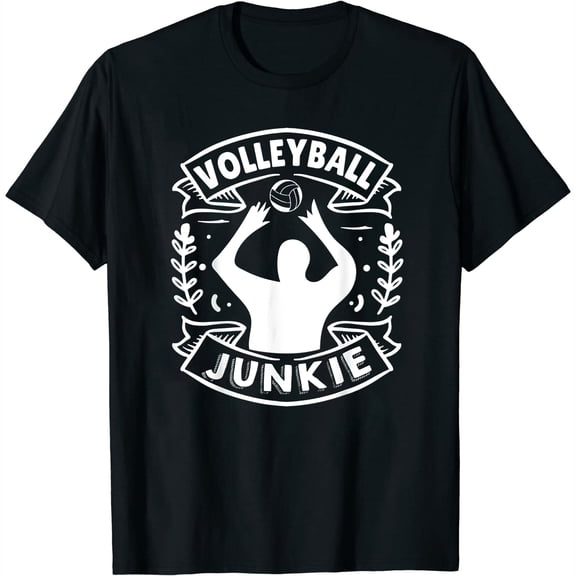 Volleyball Junkie Trendy Women's Top with Personality Graphic Print