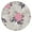 Pink Flower Crown, variant on Flower Design Round Tablecloth with Elastic Fit, Soft Water-Resistant Fabric for Spring and Summer Decor, Fits 44-52 Inch Tables