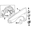 Genuine OE Mitsubishi Fender - MR208877