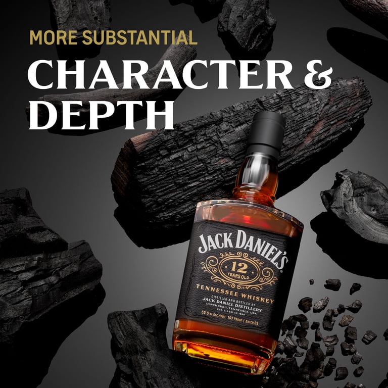 Jack Daniel's 12-Years-Old Tennessee Whiskey, 700 ml Bottle, Batch