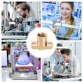 thumbnail image 4 of Miangastore 6 Pcs Golden Trapezoidal Nut for 3D Printing Long-lasting and Smooth Operation, 4 of 9