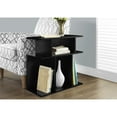thumbnail image 5 of Modern 3-Tier Accent Table, Black Laminate Nightstand for Living Room & Bedroom, 5 of 6