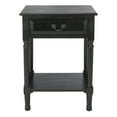 thumbnail image 2 of SAFAVIEH Whitney Solid 1 Drawer Accent Table, Black, 2 of 7