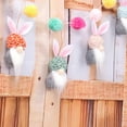 5pcs Easter Hanging Decoration Old Man Bunny Shape Figurine Hanging