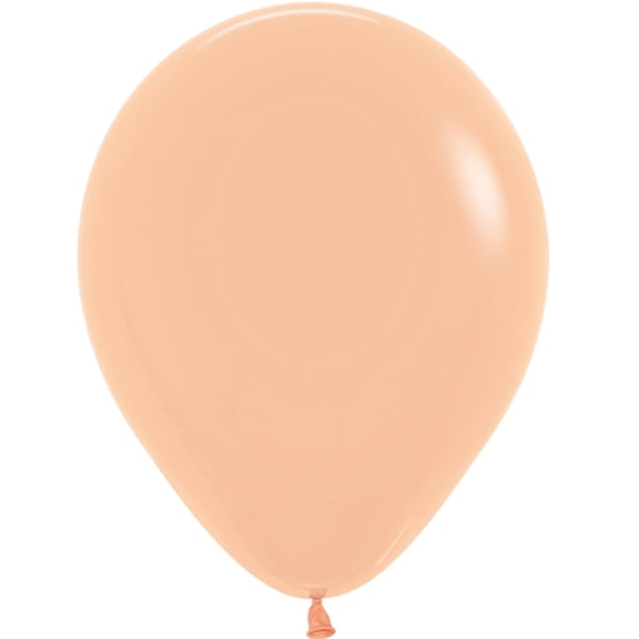 100 Deluxe Peach Blush Latex Balloons 5"