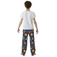 thumbnail image 4 of FORMRS Boys Pajama Pants with Pockets Size 6-8Y Kids Lounge Sleep Bottoms, Pink Christmas Splendor, 4 of 8
