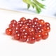 thumbnail image 1 of Accesorios de joyería, cuentas de ágata roja con agujeros grandes, accesorios de cuentas para collares DIY, 1 of 4