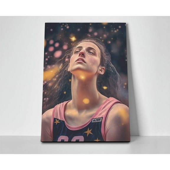 Caitlin Clark Poster or Wrapped Canvas