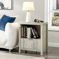 thumbnail image 5 of OAKHAM Nightstand with Charging Station, Bedside Tables with USB/Type-C Ports, Farmhouse Side Table End Table for Bedroom, Living Room, Gray Oak, 5 of 9