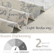 thumbnail image 4 of JINCHAN Cortina de lino con flores, visillo 50"x16", Gris Beige, 4 of 9
