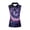 Butterflies and Moon, variant on Whosucclay Camouflage Pattern Womens Sleeveless Golf Shirt for Ladies, Half Zip Casual Comfort Golf Sleeveless Pullover for Tennis Athletic Exercise Running