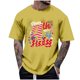 thumbnail image 2 of Tops para hombre, blusas y camisas de cuello redondo y manga corta para hombre, tops casuales de cuello redondo y manga corta con estampados especiales para hombre., 2 of 5