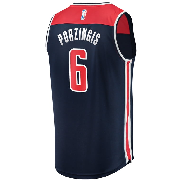 Youth Fanatics Kristaps Porzingis Navy Washington Wizards Fast