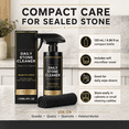 thumbnail image 6 of Daily Stone Cleaner, Countertop Cleaner for Granite and Quartz, 4.06 fl oz Stone Surface Spray Kit with Microfiber Cloth for Kitchen Vanity Care, 6 of 7