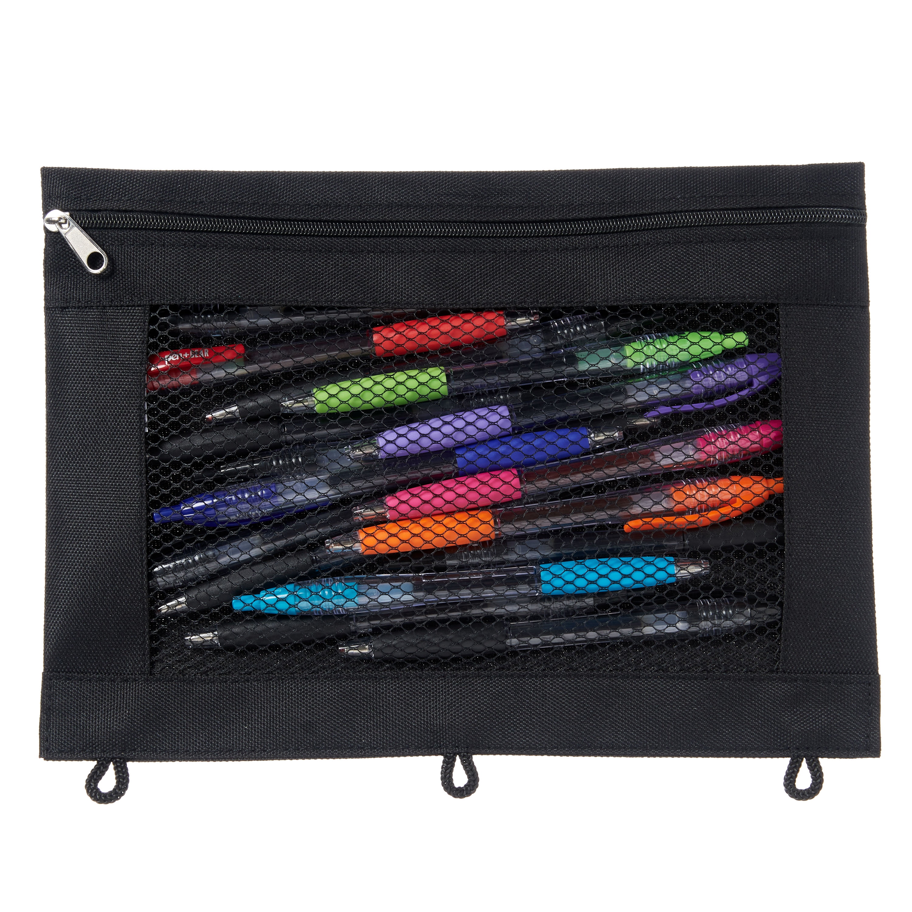 Pen + Gear Mesh Zip Pouches with Metal Grommets, Assembled Product Height  9.65 