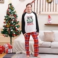thumbnail image 3 of Christmas Gift for Family Letter Print Mom Daughter Dad Son Matching Outfits Casual Loose Sleepwear New Year Clothes Family Look, 3 of 3