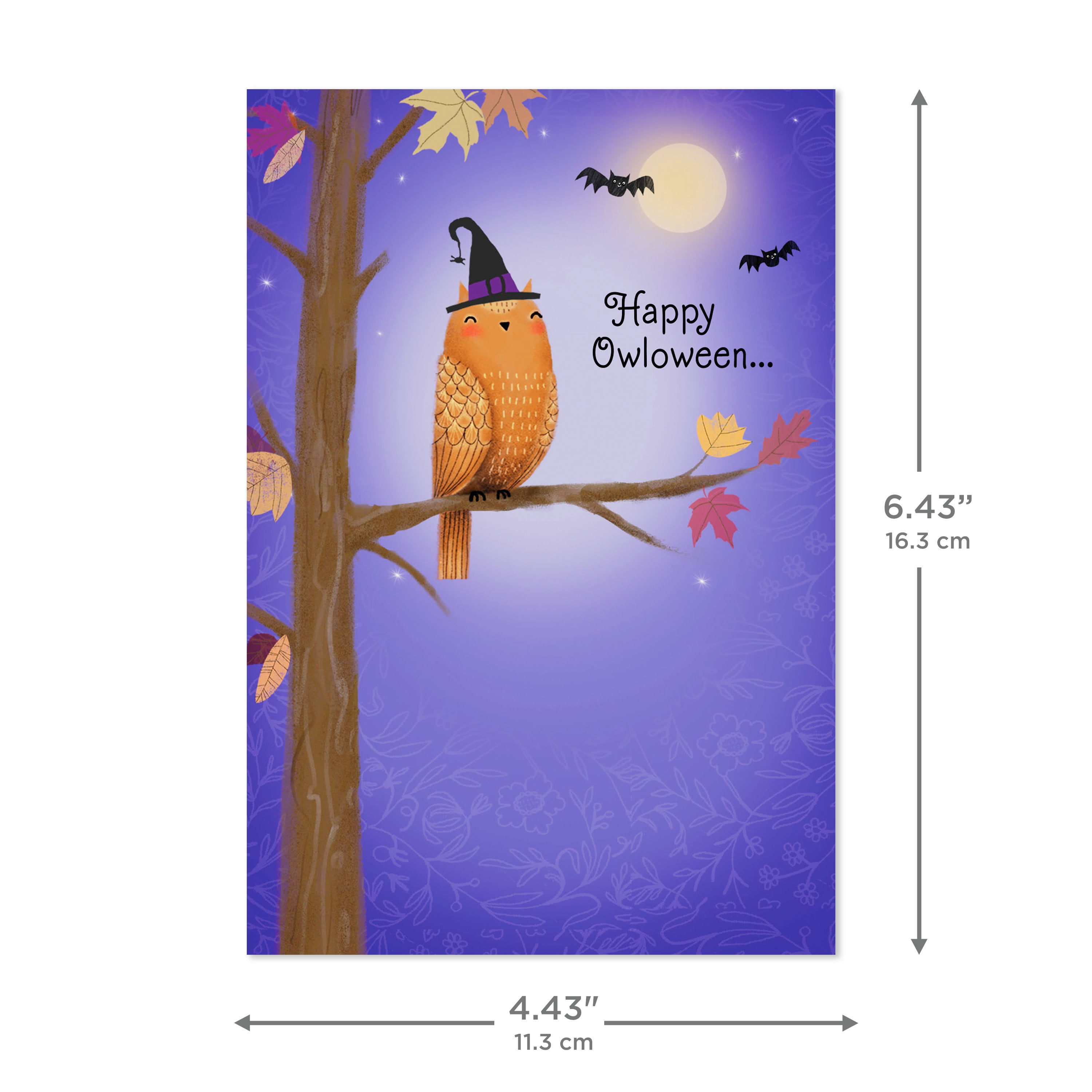 Hallmark Halloween Cards (Happy Owloween), Pack of 6, 6 Count