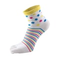 thumbnail image 4 of Women's 5-finger cotton wicking athletic toe socks 6-pack, 4 of 5