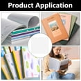 thumbnail image 6 of 120Pcs White Thermal Glue Strips 11.3x0.1inch Long Thermal Pictures Binding Glue Strips for Albums Crafts Textbook Books 1mm Thick White, 6 of 9