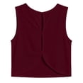 thumbnail image 7 of SGMVNU Workout Tank Tops for Women Open Back Crop Tanks Sport Athletic Yoga Running Gym Loose Crop Sleeveless Shirts, Red, Size S, 7 of 7