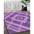 thumbnail image 2 of Ahgly Company Indoor Round Patterned Violet Purple Area Rugs, 8' Round, 2 of 6