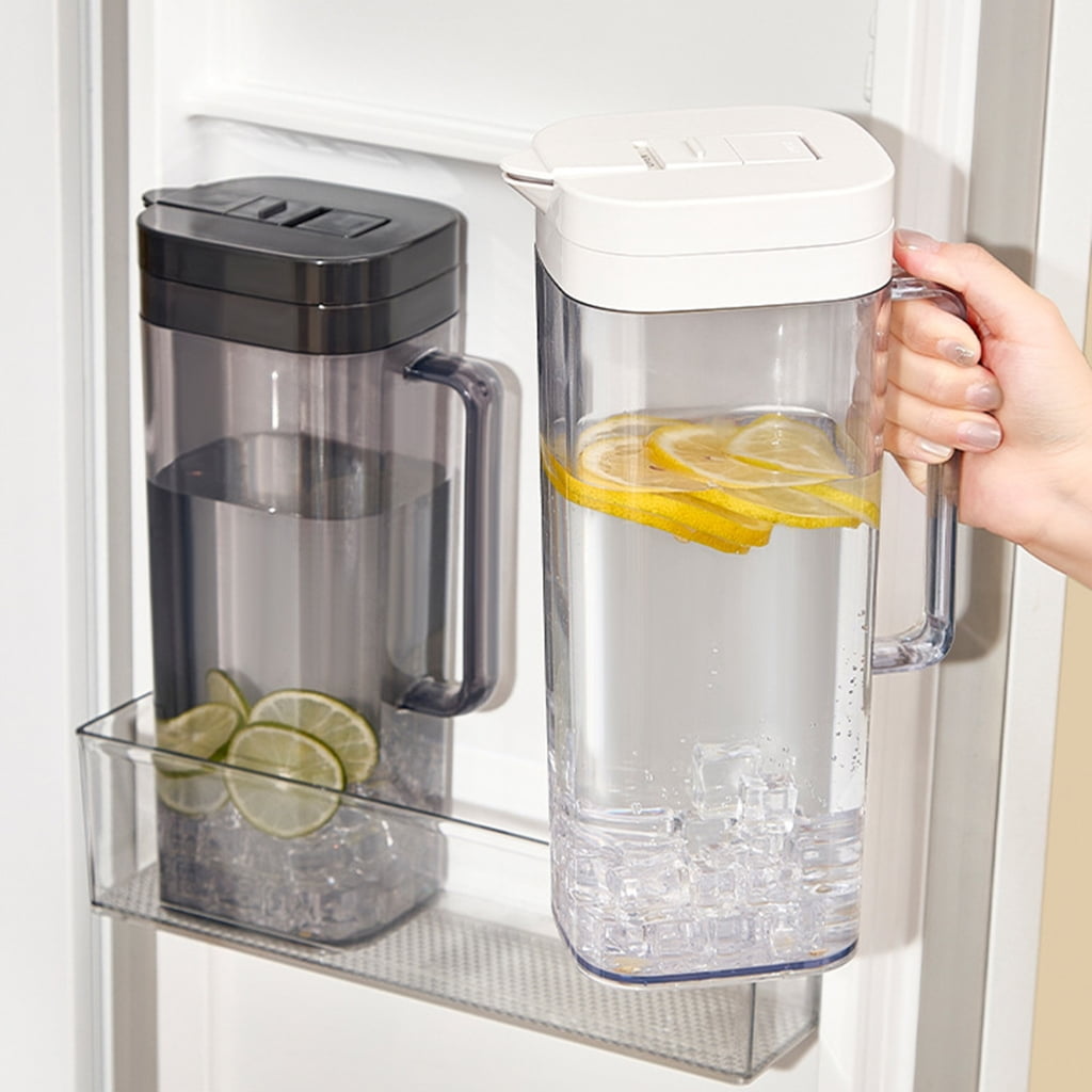 Jesscasday Refrigerator Cold Brew Teapot Water Pitcher with Lid Drink Container Enduring