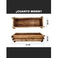 thumbnail image 4 of Maceta de madera Hanlob tipo Jardinera de Barrotillo, 4 of 6