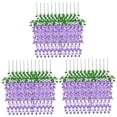 thumbnail image 4 of Set of 3 Flowers Decoration Artificial Wisteria Fake Hanging, 4 of 8