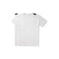 thumbnail image 3 of T-Shirt Blanc à Col Rond à Dos Ouvert Adaptatif pour Hommes, 3 of 6