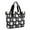 Halloween Ghost and, variant on Tote Bag for Women - Halloween Ghost Bat Star Pattern Shoulder Bag - Large Utility Work Duffle Bag with Zipper Handbag for Travel, Work, Sprots