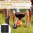 thumbnail image 3 of Dsseng 5Pcs Griddle Leveling Shim Kit Rubber Grill Leveling Shim Stackable Griddle Stand Wheel Leveling Shim Portable BBQ Grill Leveling Shim Griddle Accessories for Grill, 3 of 8