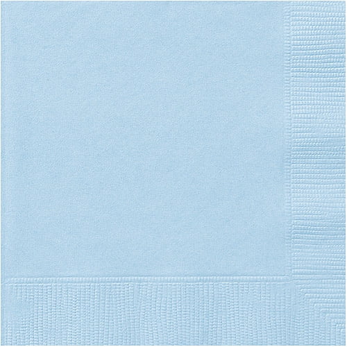 Baby Blue Cocktail Napkins, 20ct by Unique Industries