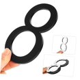 5 Inch Self-Adhesive House Numbers - Black Frosted Acrylic, Easy Peel And Stick For Mailbox, Door, Wall