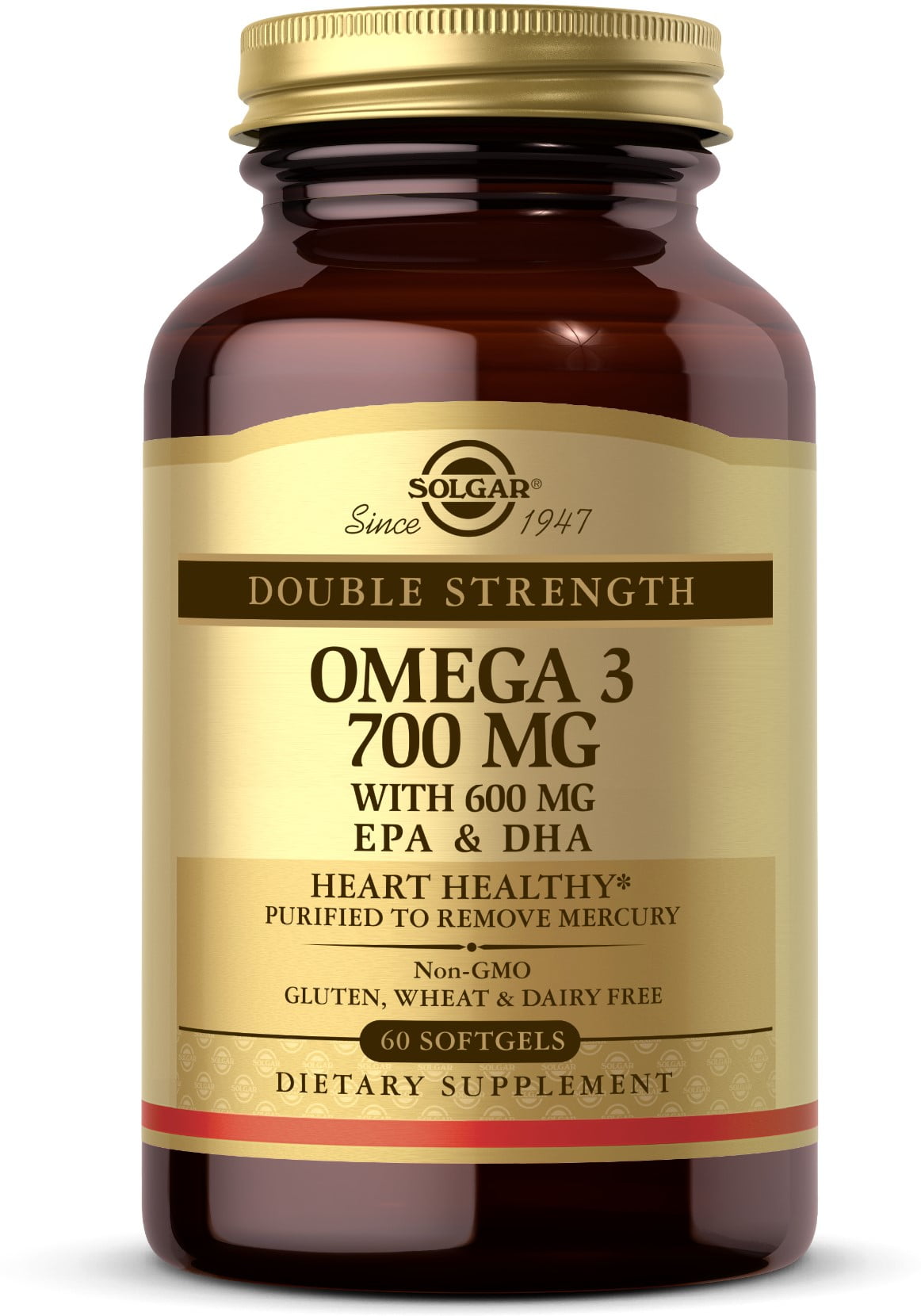 6 Pack Solgar Double Strength Omega3 700 mg Softgels 60 ct