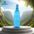 thumbnail image 2 of oliveware Premium Plastic Water Bottle, 1L, Set of 3, Blue, 2 of 4
