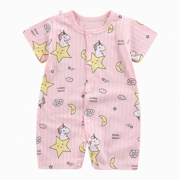 eczipvz Preemie Newborn Infant Baby Girls Clothes 6-12 Months Ribbed Bodysuit for 0-24 Months Newborn Baby Boy Cotton Button Climbing Suit