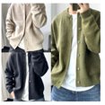 thumbnail image 7 of Wool Cardigan Men's Spring And Autumn Hong Kong Style Sweater Round Neck Jacket Simple Loose Thick Sweater Coat, 7 of 7