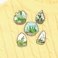 thumbnail image 3 of 5 Unids / Set Novedad Broche Alfileres Suéter Chal Clips Cárdigan Planta Estilo En Hugo Novedad broche Safty Pin, 3 of 8