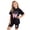 Black, variant on Little Girls Dance Themed 2Pcs Pjs, Bow Graphic Tee & Shorts, Breathable Cotton Toddler Girls Loungewear, Casual Sleepwear 7-12T(Black, 7-8 Years)