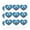 Opaque, variant on Elf Snow Globed Heart Shaped Planner Calendar Scrapbook Craft Stickers