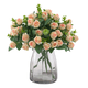 thumbnail image 1 of 5 Ramos Flores Rose Artificiales Rama Decorativa 50 Flores Xtellar beige, 1 of 3