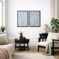 thumbnail image 5 of Framed Canvas Wall Art Set of 2 Neutral Abstract Floral Botanical Prints for Living Room Decoration - 24"x36"x2 BLACK, 5 of 8