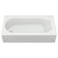 thumbnail image 3 of American Standard Princeton 60 x 30-inch Americast Left-Hand Drain Integral Apron Rectangular Bathtub in White, 3 of 10