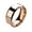 Rose Gold, variant on Visland Fashion Simple Unisex Lovers Stainless Steel Mirror Finger Rings Jewelry Gifts - Silver