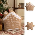 thumbnail image 2 of Christmas Throw Pillow Plush Toys Cushions Snowflake Pillow Desktop Scene Decoration Christmas Tree Decorative Pillow 14x14", 2 of 8
