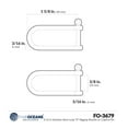 thumbnail image 5 of Five Oceans 3/16 inches Stainless Steel Long "D" Rigging Shackle with captive pin FO3679, 5 of 5